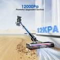 ONSON Cordless Stick Vacuum Cleaner, Powerful Suction Lightweight Vacuum Cleaner for Hard Floor 04