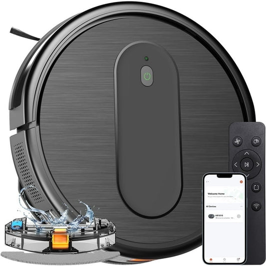 ONSON Robot Vacuum Cleaner,2 in 1 Robot Vacumm Mop Combo, With Alexa/WiFi/App Connection,for Pet Hair，Hard Floor