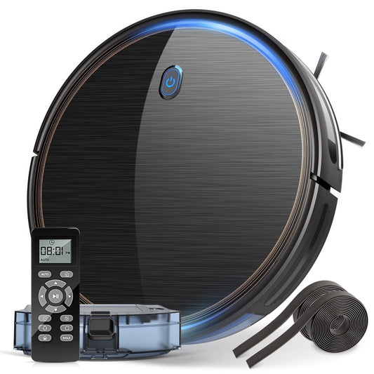 ONSON Robot Vacuum, 2100Pa Robotic Vacuum Cleaner With Boundary Strips