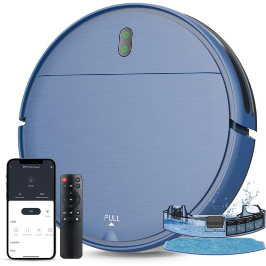ONSON Robot Vacuum Cleaner, Robot Vacuum and Mop Combo with WIFI/Alexa for Pet Hair and Hard Floor 02