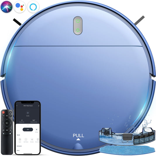 ONSON Robot Vacuum Cleaner, Robot Vacuum and Mop Combo with WIFI/Alexa for Pet Hair and Hard Floor