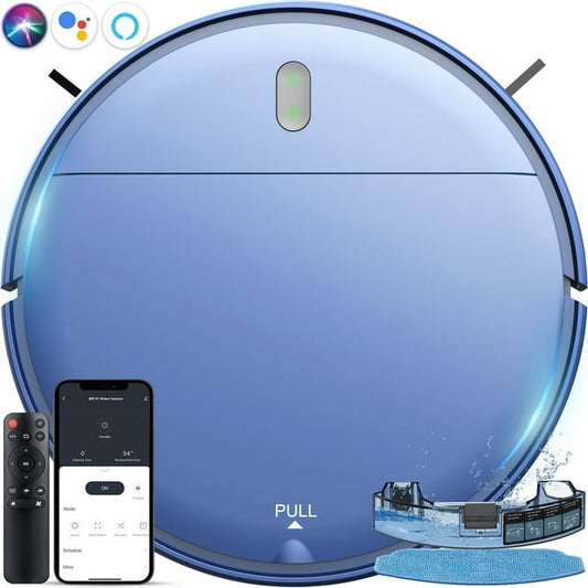 ONSON Robot Vacuum Cleaner, Robot Vacuum and Mop Combo with WIFI/Alexa for Pet Hair and Hard Floor 07