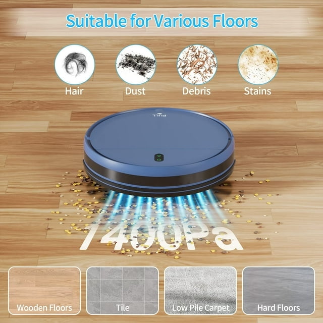 ONSON Robot Vacuum Cleaner, Robot Vacuum and Mop Combo with WIFI/Alexa for Pet Hair and Hard Floor