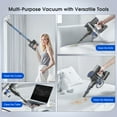 ONSON Cordless Stick Vacuum Cleaner, Powerful Suction Lightweight Vacuum Cleaner for Hard Floor 04
