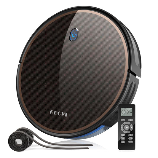ONSON Robot Vacuum, 2000Pa Robotic Vacuum Cleaner with Boundary Strips for Pet Hair